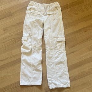 Brandy Melville white cargo pants / jeans